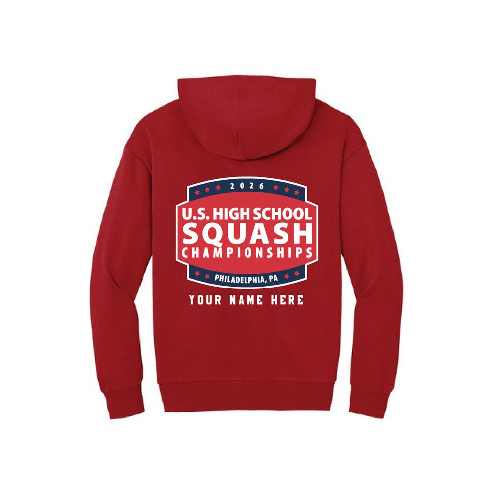 High School Championships Racket Hoodie
