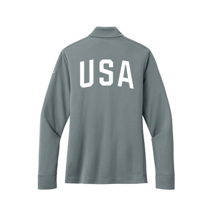 Nike Womens World Masters USA 1/2-Zip Cover-Up