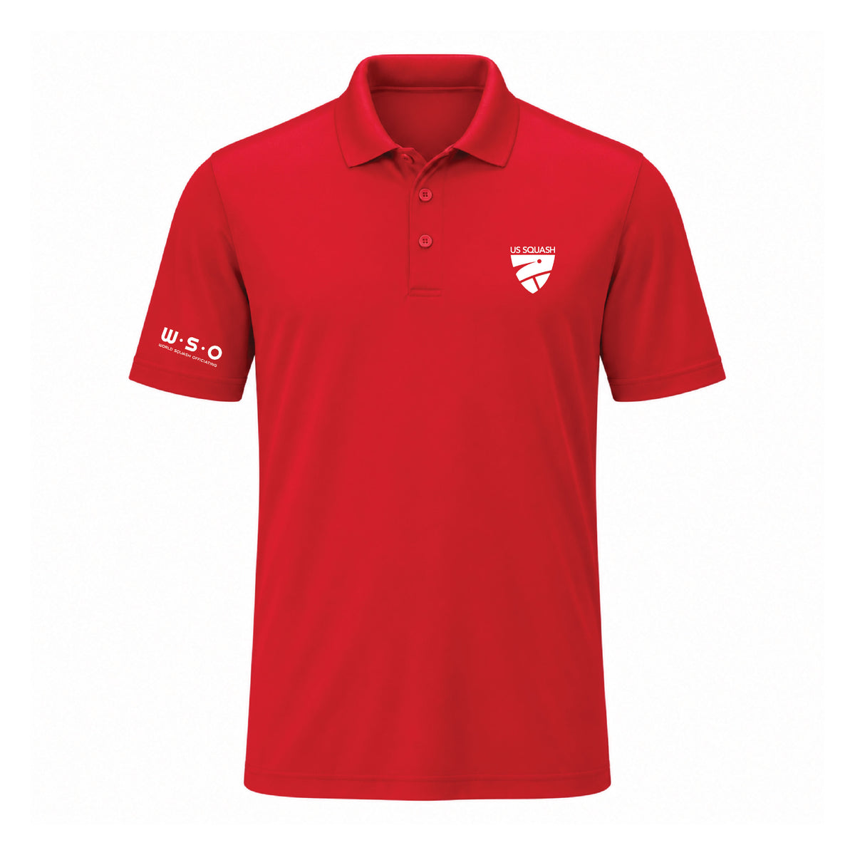 US Squash W.S.O Men's Sport-Tek PosiCharge Competitor Polo