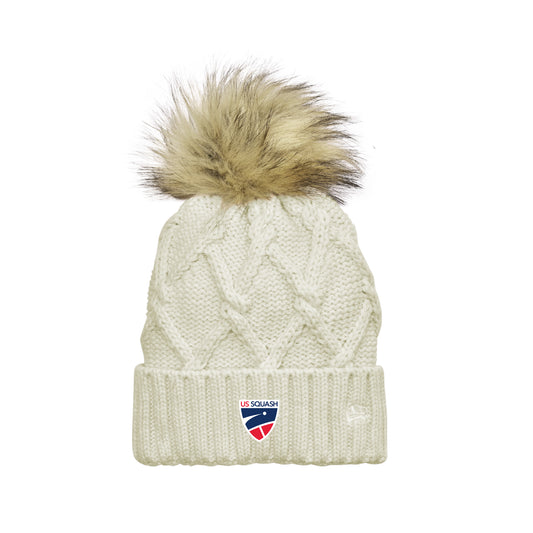US Squash Pom Beanie