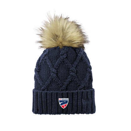 US Squash Pom Beanie