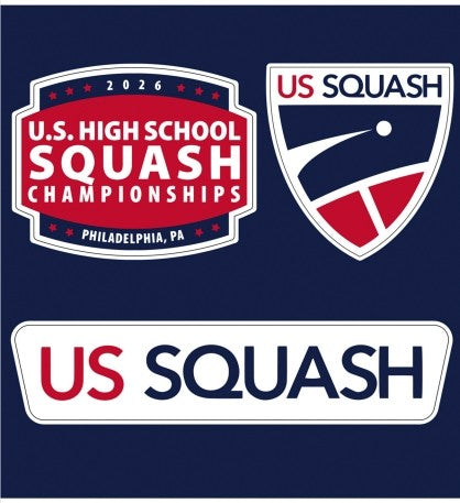 2026 US HIGH SCHOOL TEAM SQUASH TRIPLE PLAY STICKER SQ26 2000 